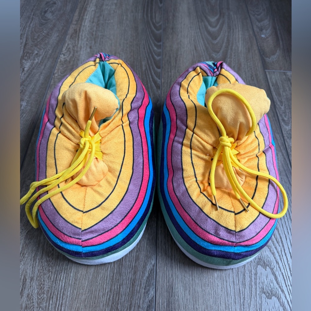 Plush Sneaker Slippers - Great Condition!